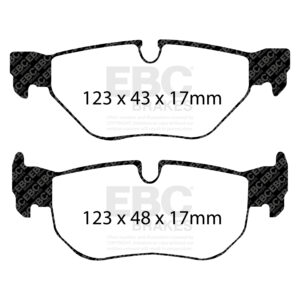 Pastiglie Sportive Stradali EBC Yellowstuff - EBC-DP41577R