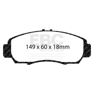 Pastiglie Sportive Stradali EBC Yellowstuff - EBC-DP41610R