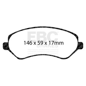 Pastiglie Sportive Stradali EBC Yellowstuff - EBC-DP41612R