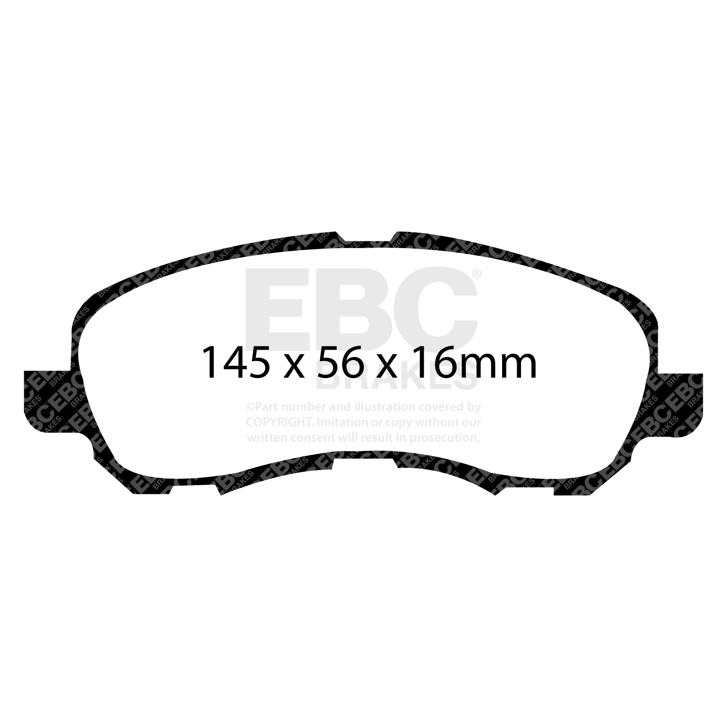 Pastiglie Sportive Stradali EBC Yellowstuff - EBC-DP41614R