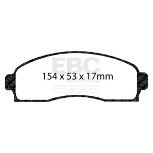 Pastiglie Sportive Stradali EBC Yellowstuff - EBC-DP41617R
