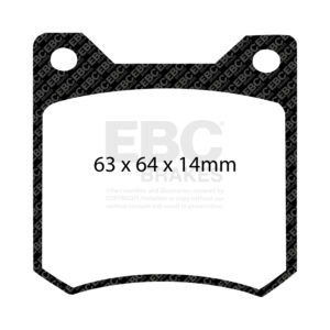 Pastiglie Sportive Stradali EBC Yellowstuff - EBC-DP4162R