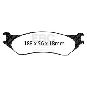 Pastiglie Sportive Stradali EBC Yellowstuff - EBC-DP41638R