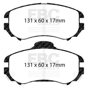 Pastiglie Sportive Stradali EBC Yellowstuff - EBC-DP41643R