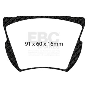 Pastiglie Sportive Stradali EBC Yellowstuff - EBC-DP4165R