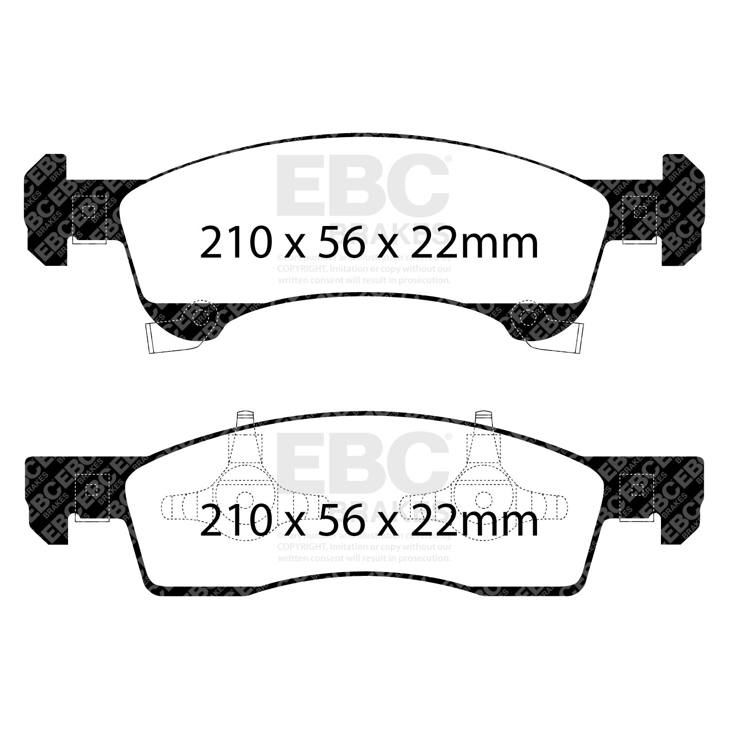 Pastiglie Sportive Stradali EBC Yellowstuff - EBC-DP41651R