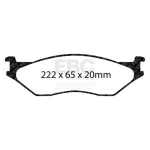 Pastiglie Sportive Stradali EBC Yellowstuff - EBC-DP41653R