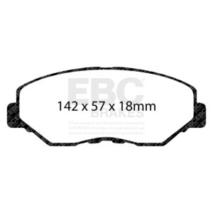Pastiglie Sportive Stradali EBC Yellowstuff - EBC-DP41655R