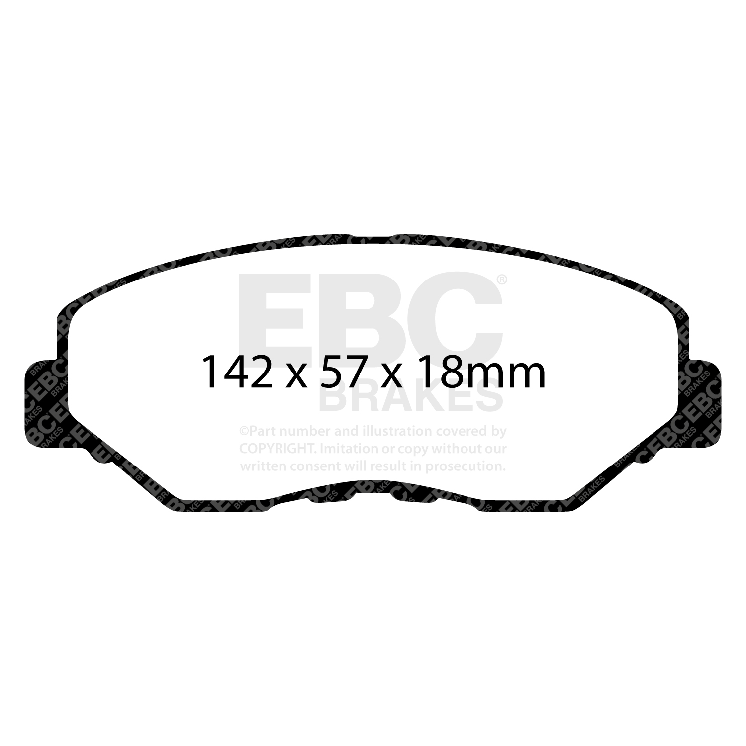 Pastiglie Sportive Stradali EBC Yellowstuff - EBC-DP41655R