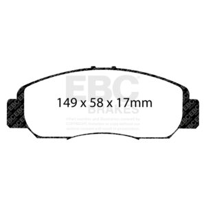 Pastiglie Sportive Stradali EBC Yellowstuff - EBC-DP41669R