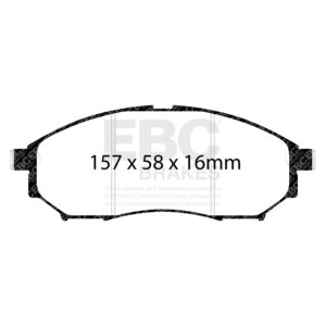 Pastiglie Sportive Stradali EBC Yellowstuff - EBC-DP41671R