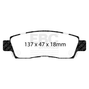 Pastiglie Sportive Stradali EBC Yellowstuff - EBC-DP41672R