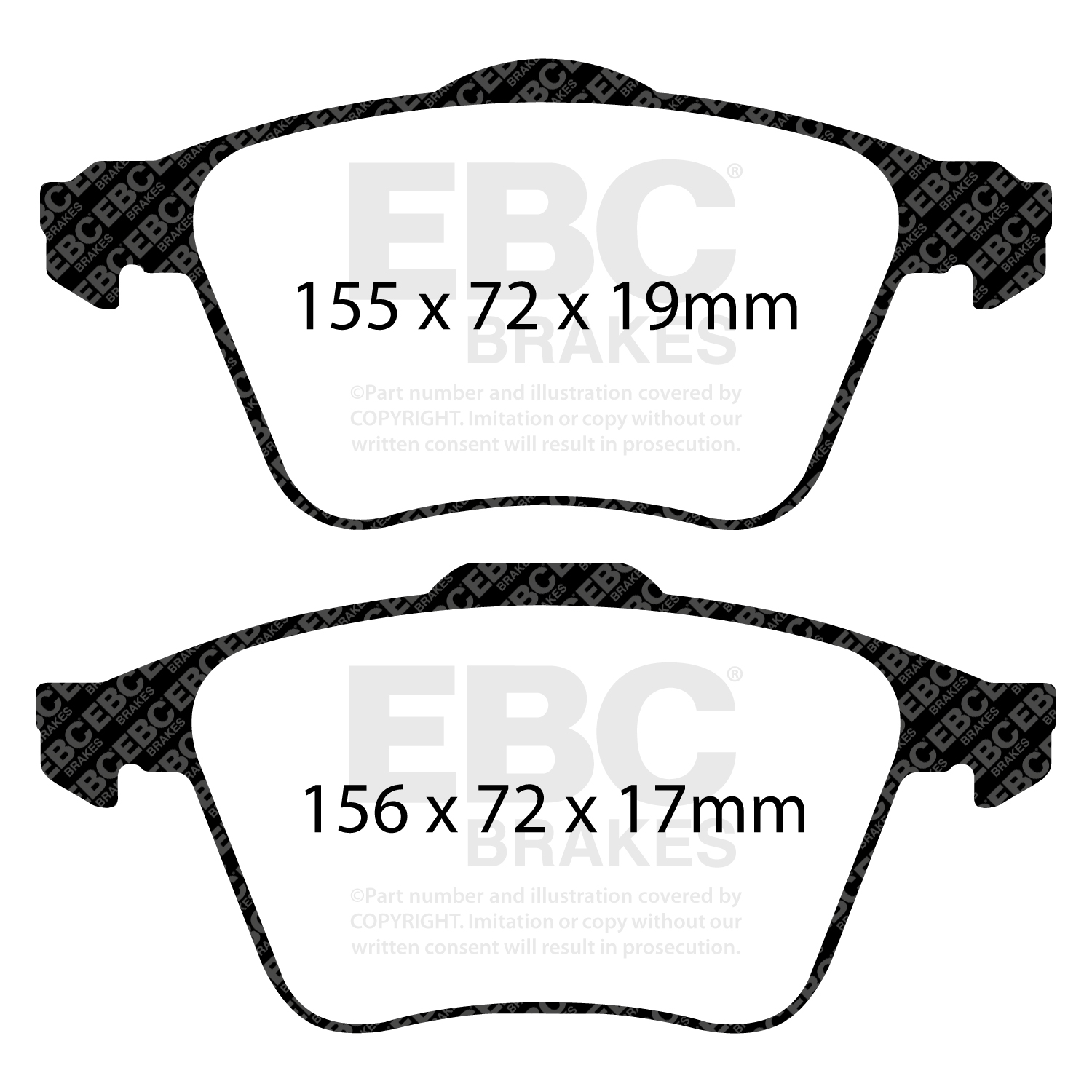 Pastiglie Sportive Stradali EBC Yellowstuff - EBC-DP41679R
