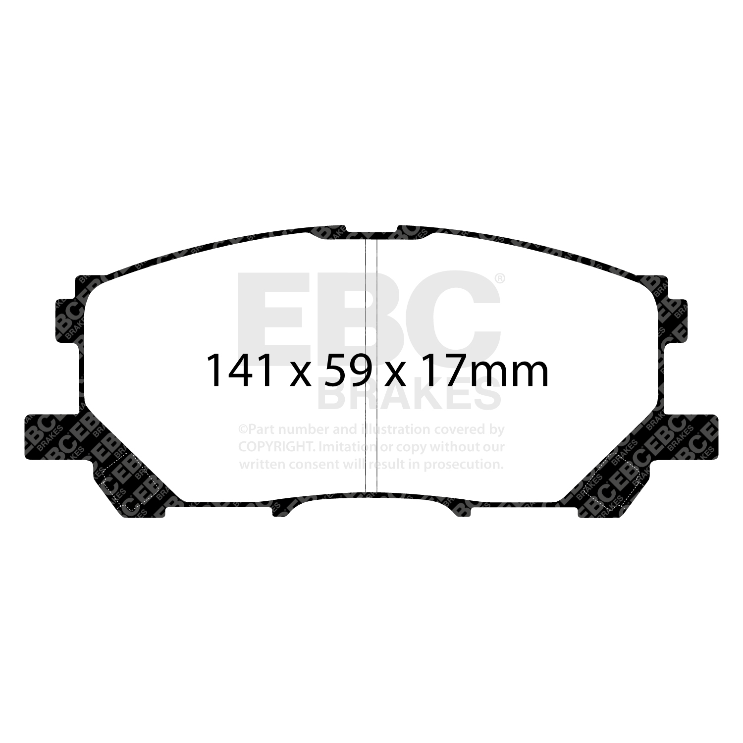 Pastiglie Sportive Stradali EBC Yellowstuff - EBC-DP41681R