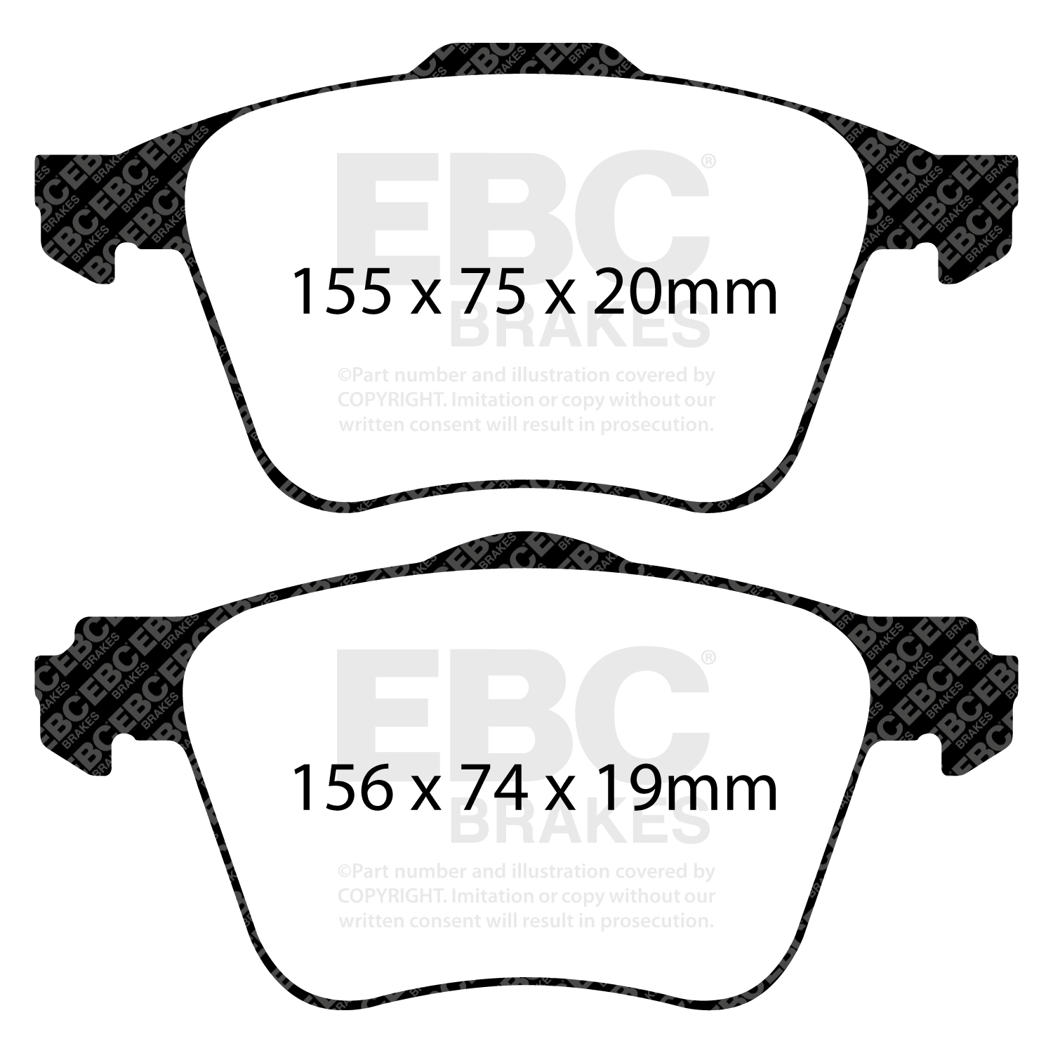 Pastiglie Sportive Stradali EBC Yellowstuff - EBC-DP41690R