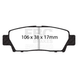 Pastiglie Sportive Stradali EBC Yellowstuff - EBC-DP41714R