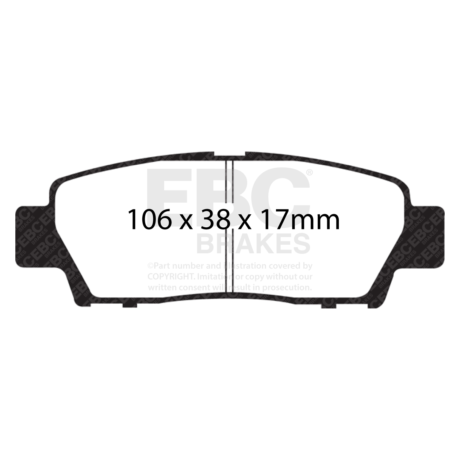 Pastiglie Sportive Stradali EBC Yellowstuff - EBC-DP41714R