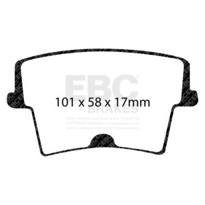Pastiglie Sportive Stradali EBC Yellowstuff - EBC-DP41722R