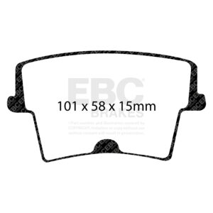 Pastiglie Sportive Stradali EBC Yellowstuff - EBC-DP41722/2R