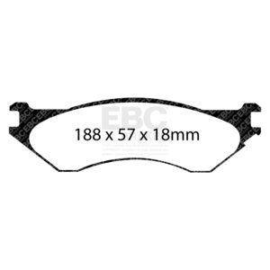 Pastiglie Sportive Stradali EBC Yellowstuff - EBC-DP41729R