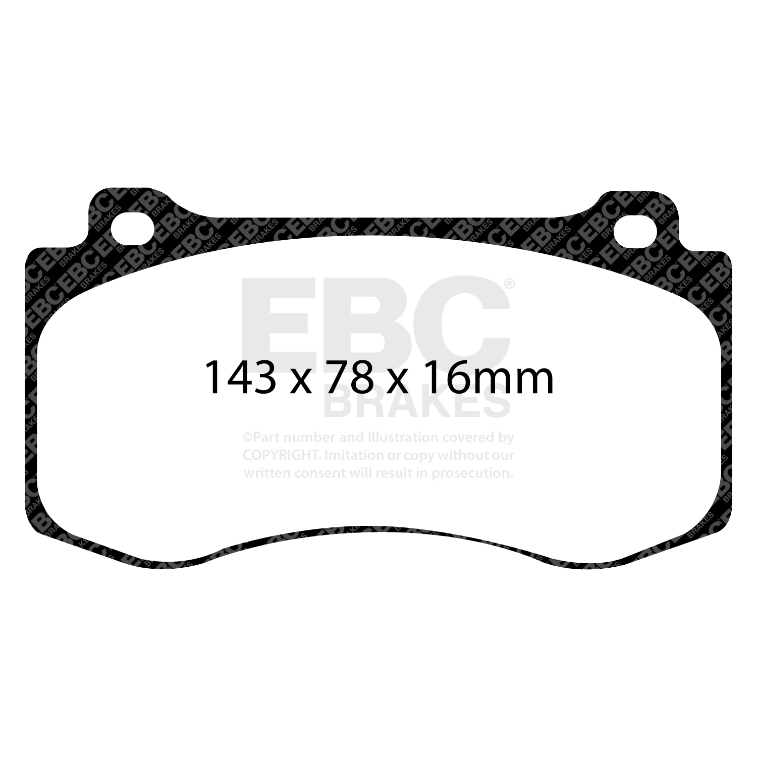 Pastiglie Sportive Stradali EBC Yellowstuff - EBC-DP41764R