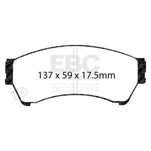 Pastiglie Sportive Stradali EBC Yellowstuff - EBC-DP41765/2R