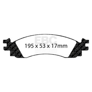 Pastiglie Sportive Stradali EBC Yellowstuff - EBC-DP41767R
