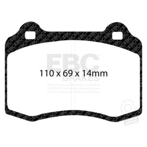 Pastiglie Sportive Stradali EBC Yellowstuff - EBC-DP41788R