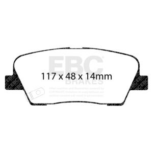 Pastiglie Sportive Stradali EBC Yellowstuff - EBC-DP41806R