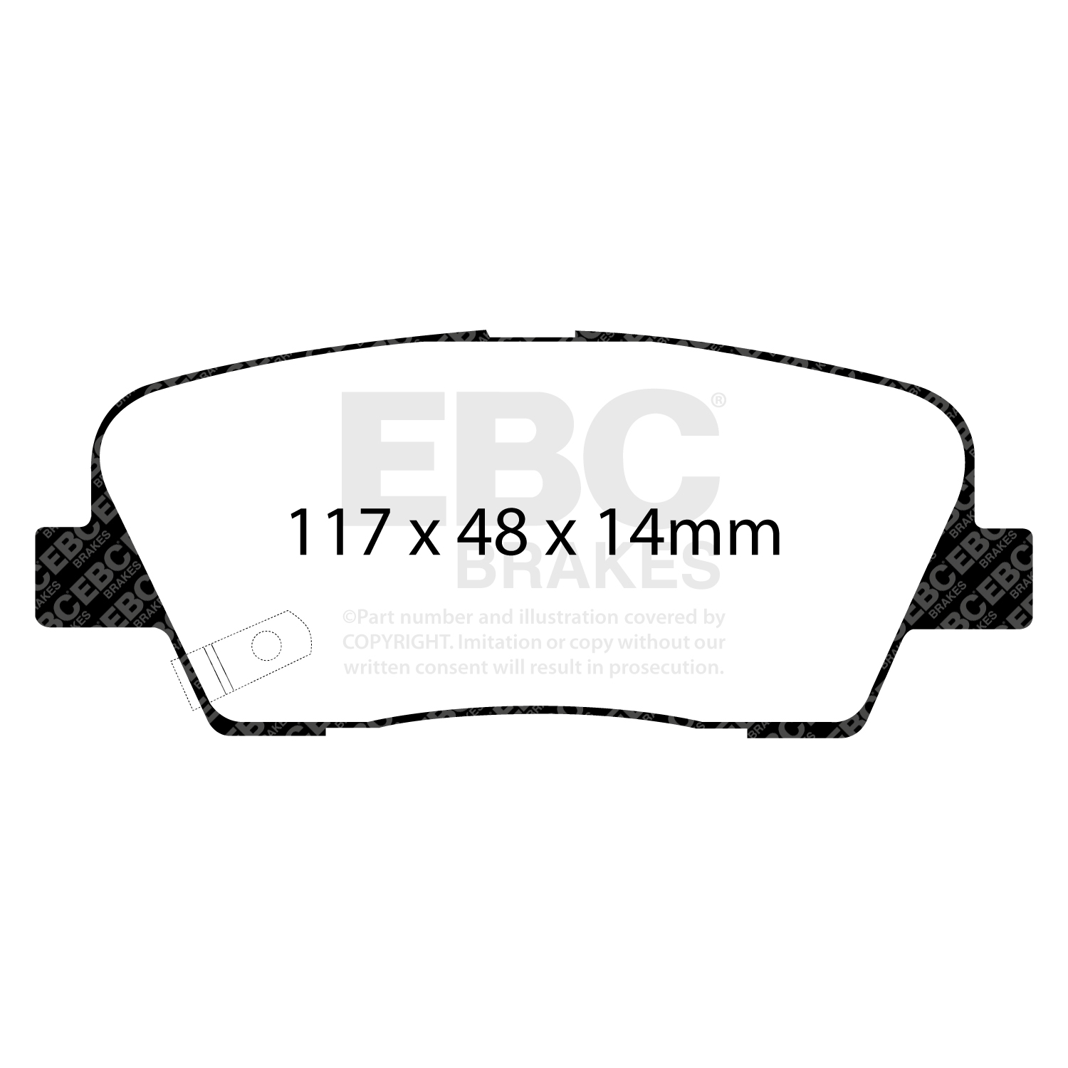 Pastiglie Sportive Stradali EBC Yellowstuff - EBC-DP41806R