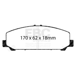 Pastiglie Sportive Stradali EBC Yellowstuff - EBC-DP41808R