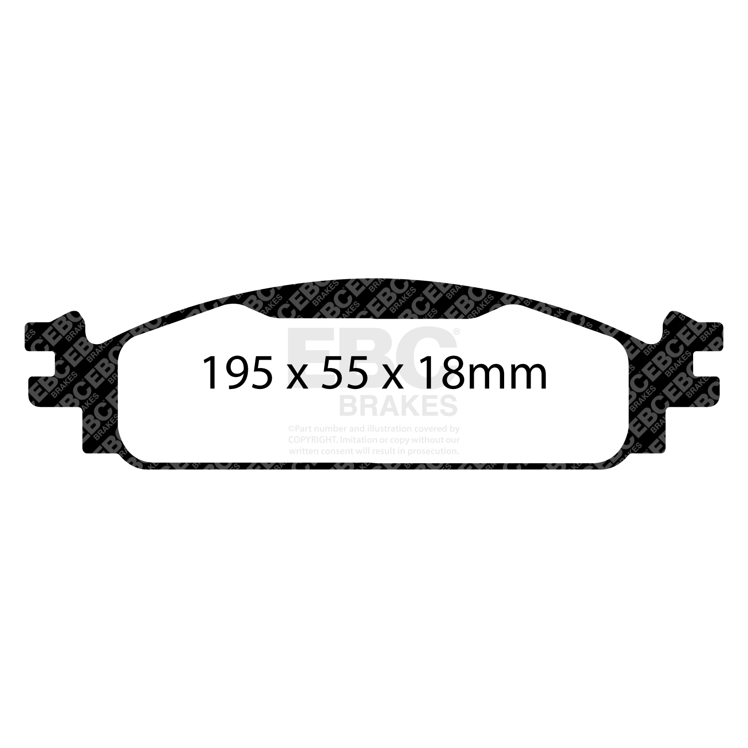 Pastiglie Sportive Stradali EBC Yellowstuff - EBC-DP41825R