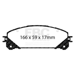 Pastiglie Sportive Stradali EBC Yellowstuff - EBC-DP41837R