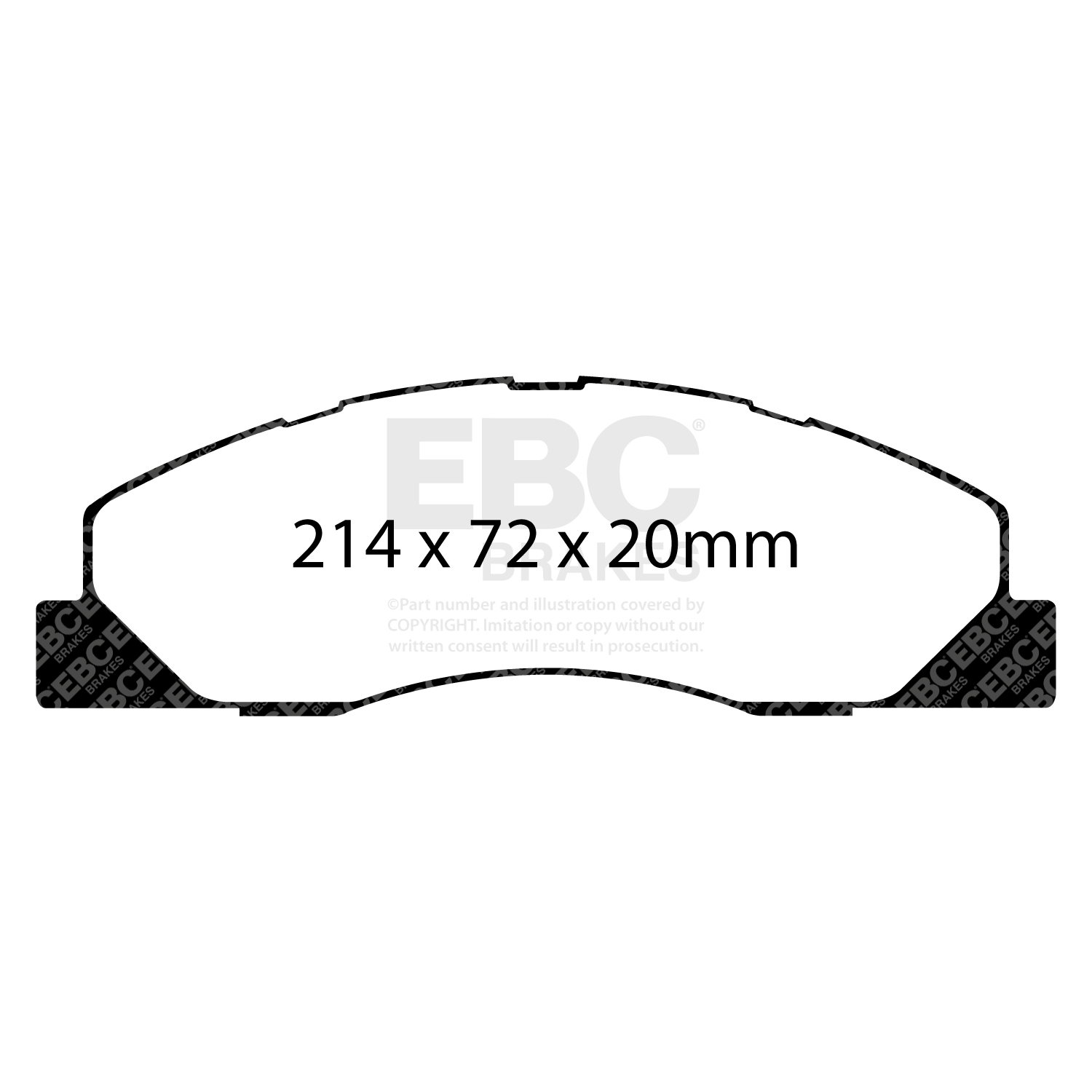 Pastiglie Sportive Stradali EBC Yellowstuff - EBC-DP41847R