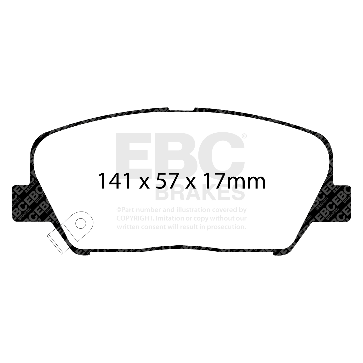 Pastiglie Sportive Stradali EBC Yellowstuff - EBC-DP41856R