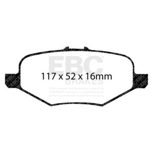 Pastiglie Sportive Stradali EBC Yellowstuff - EBC-DP41887R
