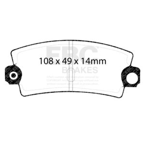 Pastiglie Sportive Stradali EBC Yellowstuff - EBC-DP4189R