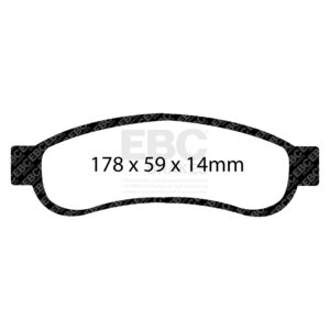Pastiglie Sportive Stradali EBC Yellowstuff - EBC-DP41893R
