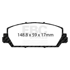 Pastiglie Sportive Stradali EBC Yellowstuff - EBC-DP41896R