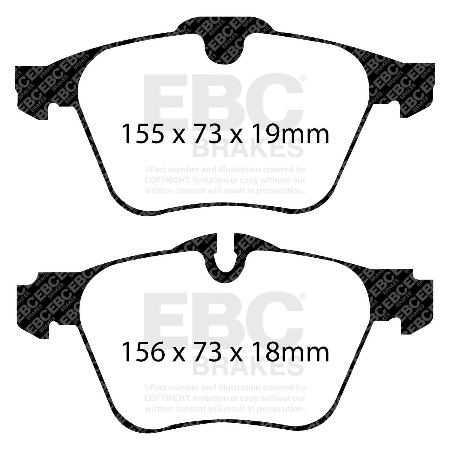 Pastiglie Sportive Stradali EBC Yellowstuff - EBC-DP41912R