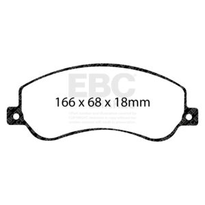 Pastiglie Sportive Stradali EBC Yellowstuff - EBC-DP41917R