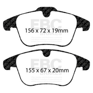 Pastiglie Sportive Stradali EBC Yellowstuff - EBC-DP41932R