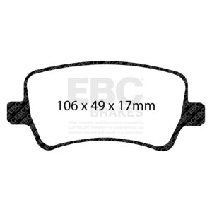 Pastiglie Sportive Stradali EBC Yellowstuff - EBC-DP41934R
