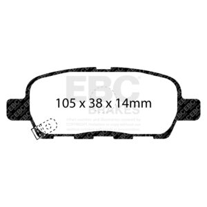 Pastiglie Sportive Stradali EBC Yellowstuff - EBC-DP41955R