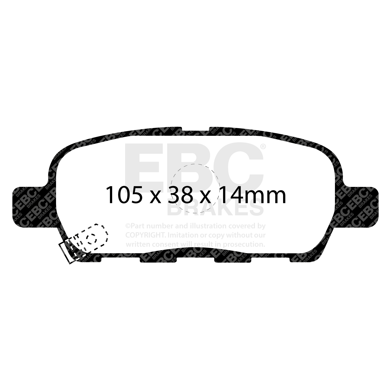 Pastiglie Sportive Stradali EBC Yellowstuff - EBC-DP41955R