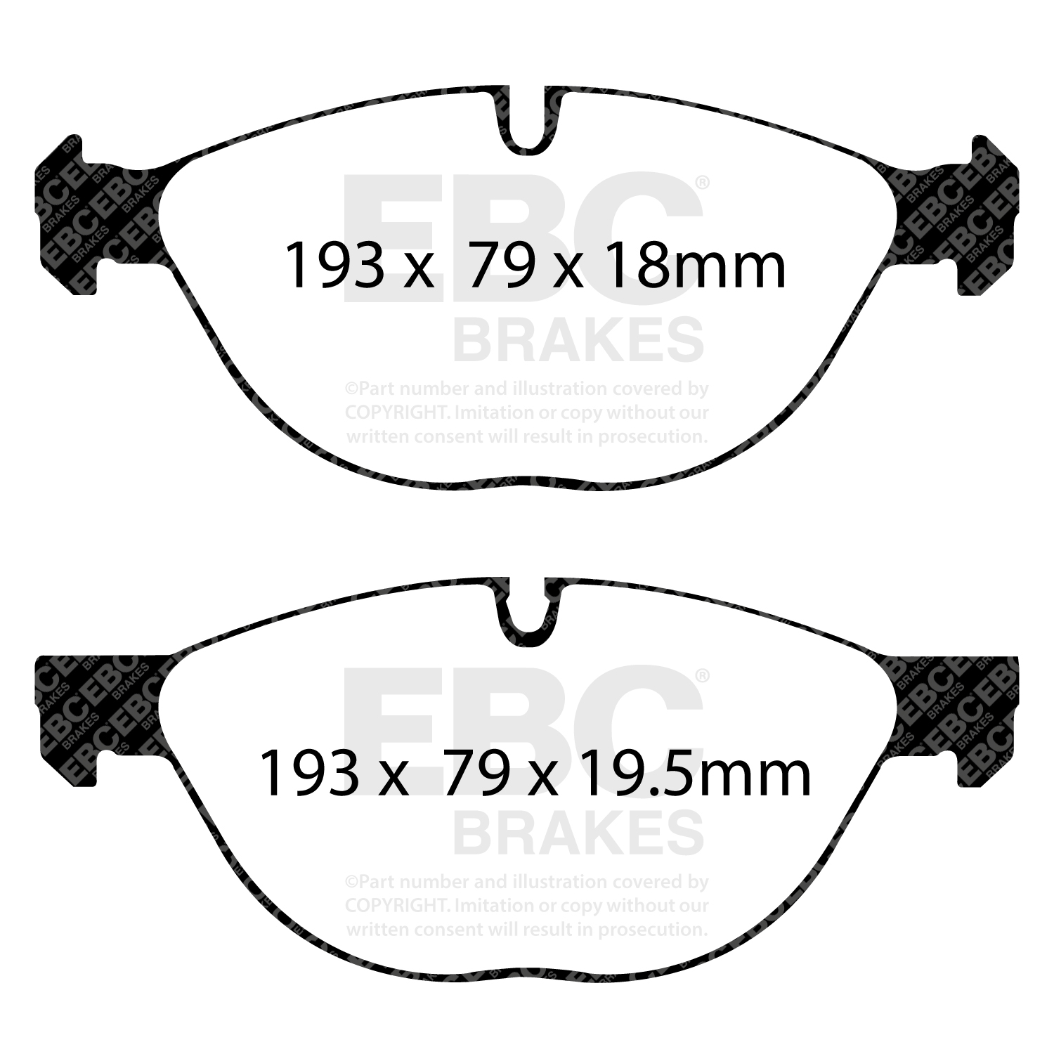 Pastiglie Sportive Stradali EBC Yellowstuff - EBC-DP41994R