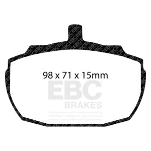 Pastiglie Sportive Stradali EBC Yellowstuff - EBC-DP4243R