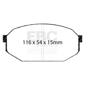 Pastiglie Sportive Stradali EBC Yellowstuff - EBC-DP4433R