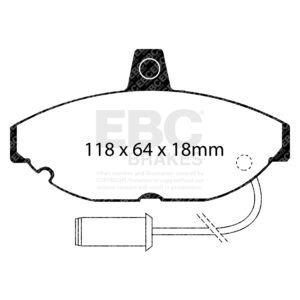 Pastiglie Sportive Stradali EBC Yellowstuff - EBC-DP4467R