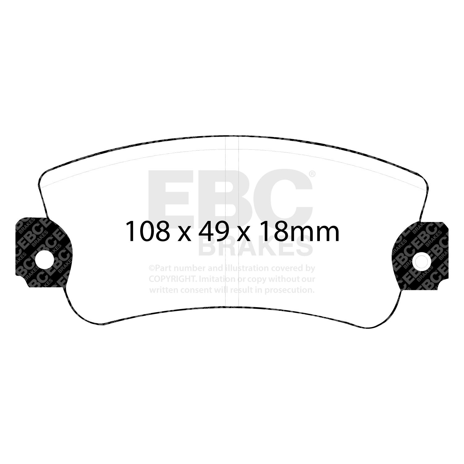 Pastiglie Sportive Stradali EBC Yellowstuff - EBC-DP4485R